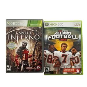 Xbox 360 Bundle All-Pro Football 2K8 + Dante’s Inferno